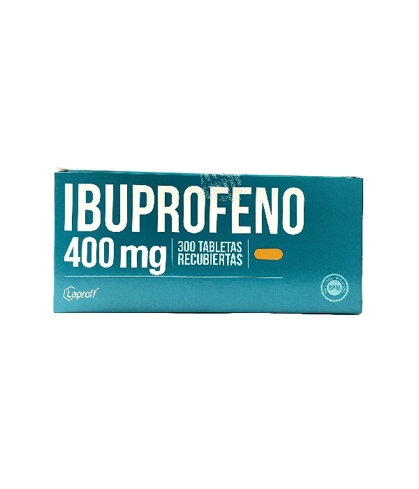 IBUPROFENO 400 MG CAJA X 300 TABLETAS LP